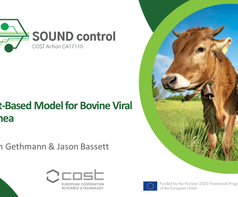 Webinar "Agent-Based Model for Bovine Viral Diarrhea" by Jörn Gethmann and Jason Bassett 1